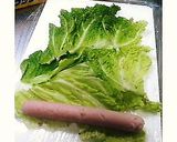 おさかなのソーセージで白菜ロール作り方1写真