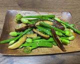 ネギ坊主のパルメザン炒め作り方6写真