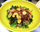 ほうれん草にんにく醤油がけ作り方4写真