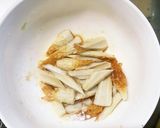 レンジ肉無チクワ特性デミソース味野菜炒め作り方1写真
