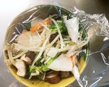 レンジ肉無チクワ特性デミソース味野菜炒め作り方12写真