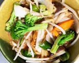 レンジ肉無チクワ特性デミソース味野菜炒め作り方15写真