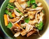 レンジ肉無チクワ特性デミソース味野菜炒め作り方18写真