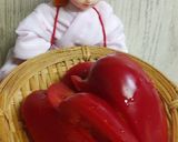 リカちゃん♡赤パプリカとあげさん炊いたん作り方2写真