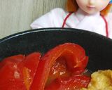 リカちゃん♡赤パプリカとあげさん炊いたん作り方21写真