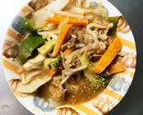 全てレンジもやし入りオイマヨ甘酢味酢豚作り方14写真