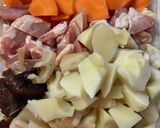 割烹白だしで筑前煮！調味料全て大さじ２！作り方1写真