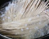 わかめとかき揚げのそば作り方1写真