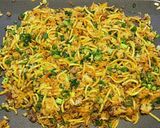 ホットプレートで韓国風そば飯作り方7写真