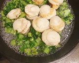 ベビーホタテと大根の葉の混ぜご飯作り方2写真