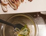 イカとネギのからし酢味噌和え作り方3写真