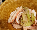 イカとネギのからし酢味噌和え作り方5写真