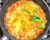 ツナとチンゲン菜のスープをキムチ仕立てで作り方6写真