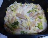 春キャベツクリーム味噌チーズチキン作り方3写真