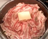 お手軽(´Д`)白菜と豚バラのバター鍋作り方1写真