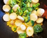 焼き長芋と根菜とコーンのマヨ豆板醤和え作り方1写真