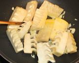 筍とグリーンピースのガーリックバター醤油作り方3写真