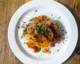 糖質制限焦がしニンニクのトマトパスタ作り方7写真