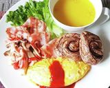 超簡単！オムレツワンプレートごはん！作り方5写真
