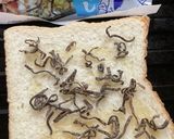 塩こんぶとチーズのトースト作り方2写真