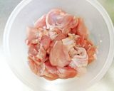 せいろ蒸し10分☆鶏もも肉のねぎ塩だれ作り方1写真