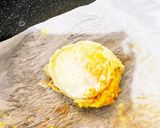 朝ごはんに　とろ〜りてり玉バーガー作り方2写真