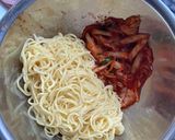 中華麺で簡単ビビン麺作り方2写真