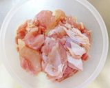 セロリとトマトで！鶏もも肉の南蛮漬け作り方1写真