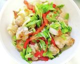 セロリとトマトで！鶏もも肉の南蛮漬け作り方7写真
