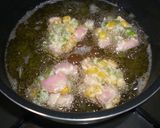 おさかなソーセージ　de　かき揚げ♪作り方3写真