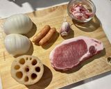 ビールのお供に豚肉三昧、ポーク祭り山賊焼作り方1写真