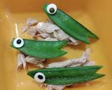 簡単に♪絹さやの鯉のぼり作り方3写真