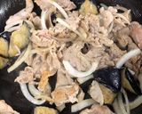 豚肉とナスのポン酢炒め作り方2写真