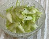 ちょいと一品★セロリの白だし檸檬ペッパー作り方3写真