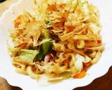 ランチに超簡単なサラダうどん♥*+作り方4写真