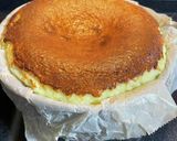 簡単バスクチーズケーキ　混ぜて焼くだけ作り方9写真