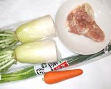 大根鶏肉のスープ煮♪簡単食べすぎ漢方薬膳作り方1写真