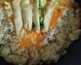 残ったご飯で半熟玉子エリンギ焼き飯作り方11写真