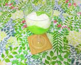 嚥下食☆メロンクリームソーダ作り方6写真
