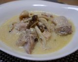 春キャベツクリーム味噌チーズチキン作り方5写真
