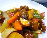 れんこんと豚唐揚げの甘酢あん作り方12写真