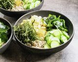 きゅうりとわかめのぶっかけそば作り方3写真