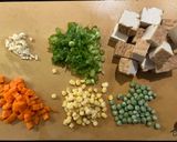 Vegetable Fried Rice作り方1写真