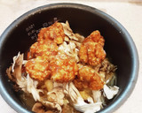 簡単！男子ががっつく鶏の炊き込みご飯作り方4写真
