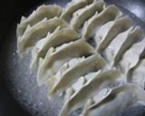 お肉たっぷり！羽つき焼き餃子作り方10写真