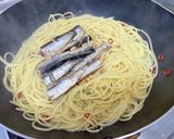 オイルサーディンのペペロンチーノ作り方6写真