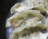 お肉たっぷり！羽つき焼き餃子作り方11写真