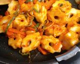 ちくわぶで、もちもち濃厚ナポリタン♡作り方5写真