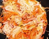 ハリッサそうめんチャンプルー作り方5写真