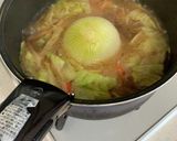 新玉ねぎとキャベツのスープ作り方3写真
